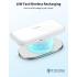 MOMAX Airbox Multi-Device Wireless Charging Power Bank, Foldable 5 in 1 Wireless Charging Station, 10000mAh MFi Certified for iPhone 15/Plus/Pro/Pro Max,14,13 Series, Apple Watch, AirPods and More - White